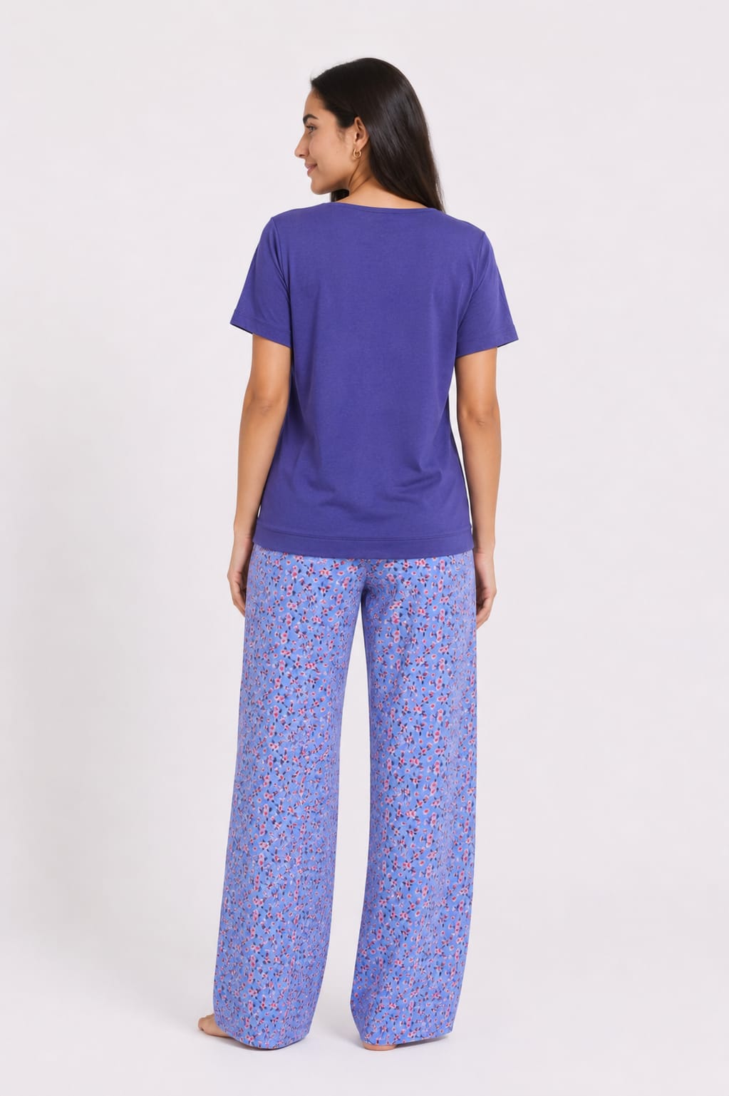 Two-Piece Floral Pajama Set
