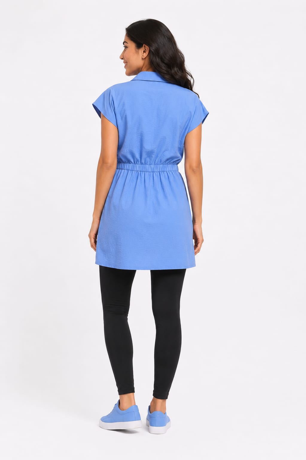 Short-Sleeve Shirt Dress
