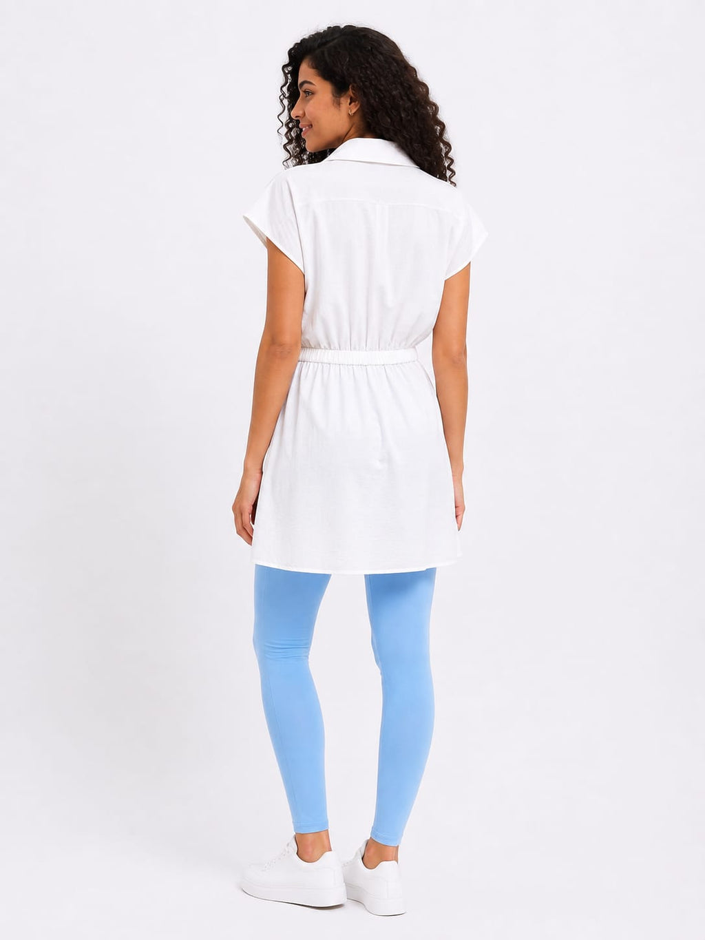 Short-Sleeve Shirt Dress