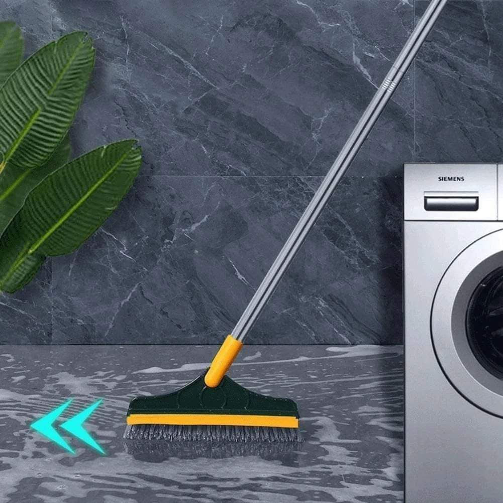فرشاة تنظيف وممسحة سيليكون 2 في 1 – 22 سم K
