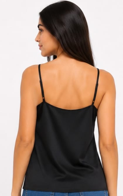 Satin Cowl-Neck Camisole