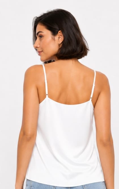 Satin Cowl-Neck Camisole