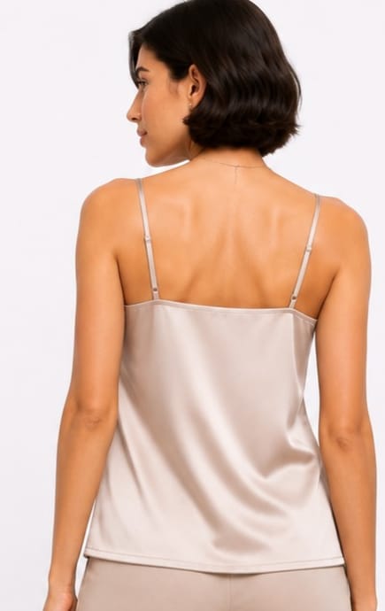 Satin Cowl-Neck Camisole