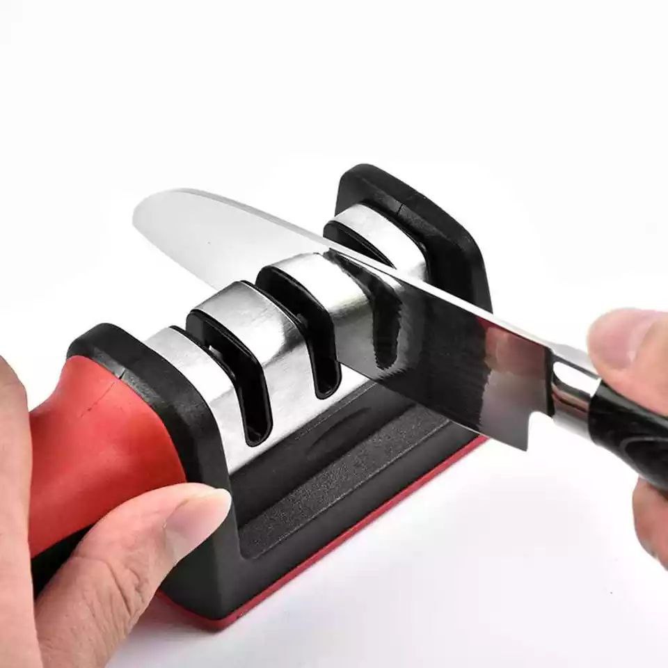 مبراة سكاكين ومقصات على 3 مراحل – تصميم متعدد الأغراض K