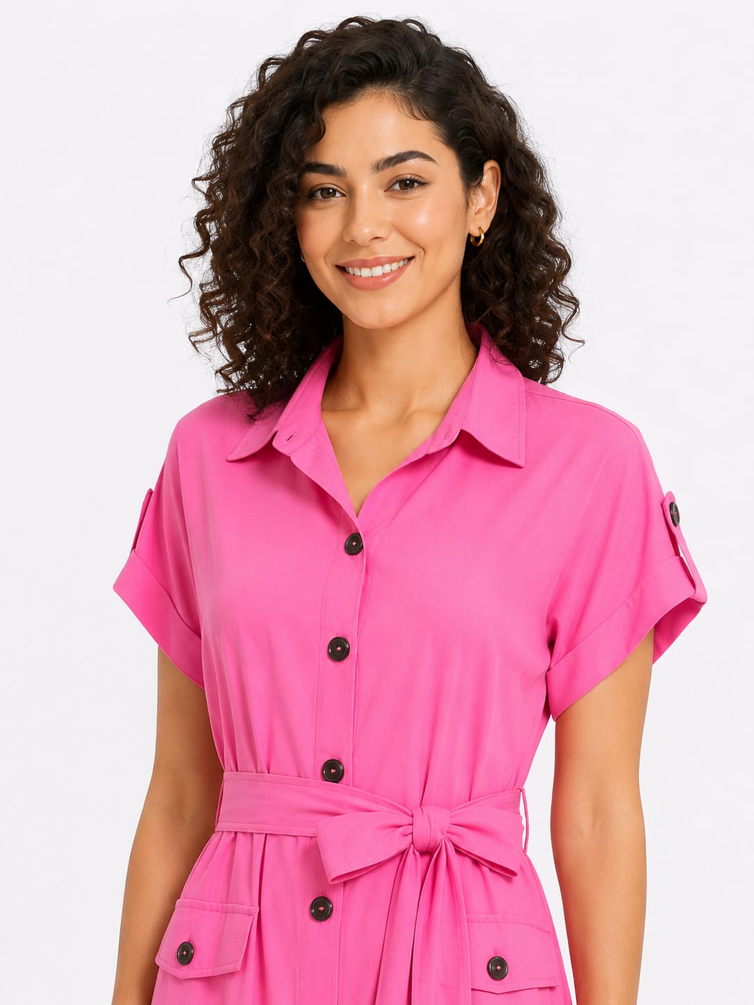 Trench-Style Dress
