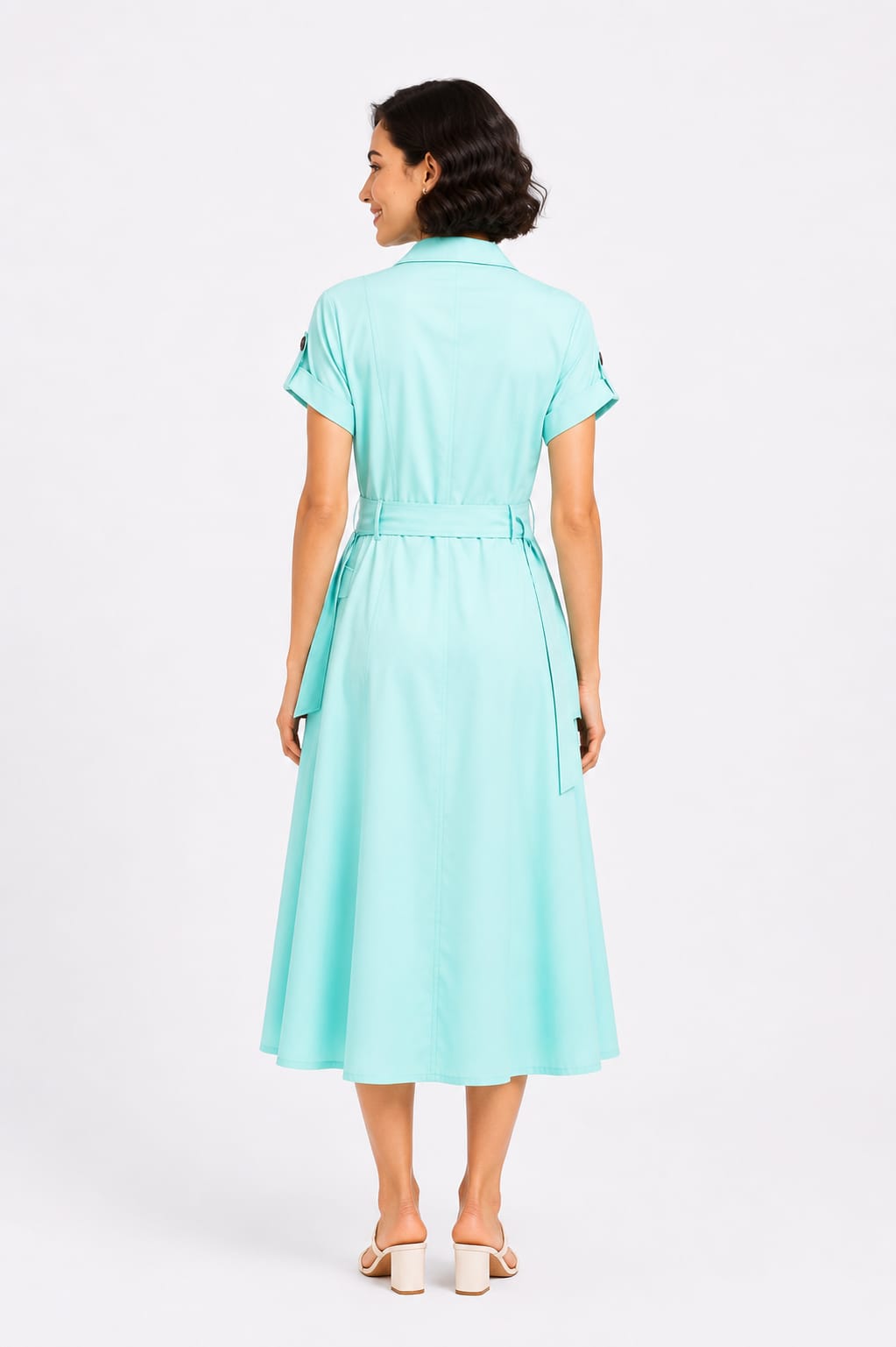 Trench-Style Dress