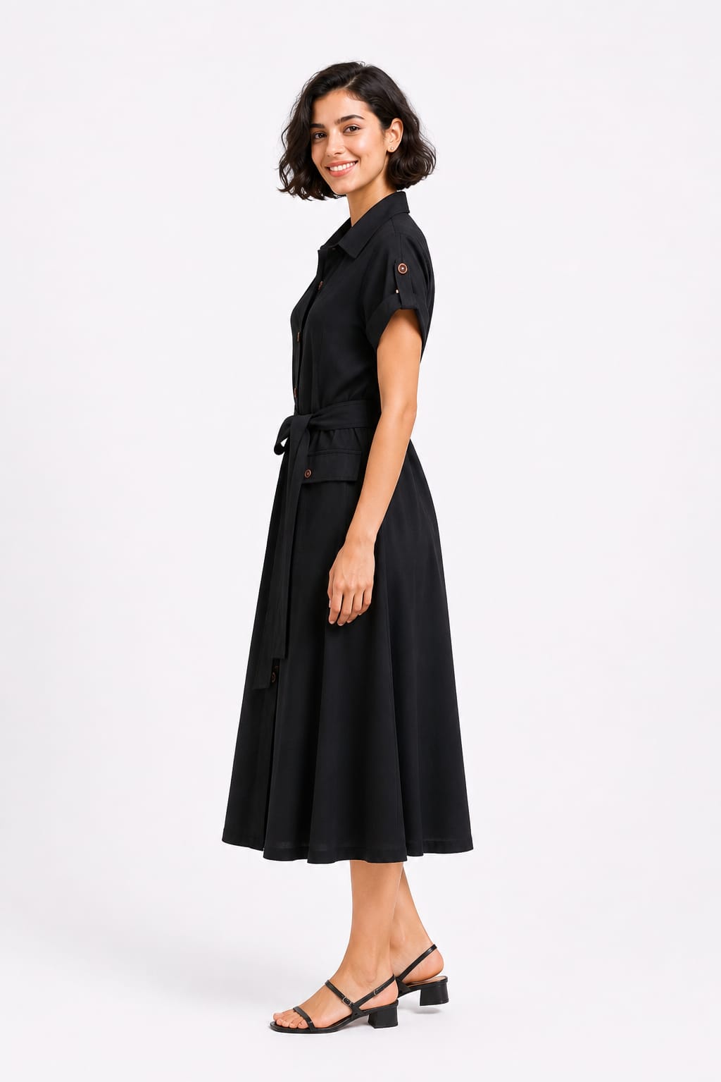 Trench-Style Dress