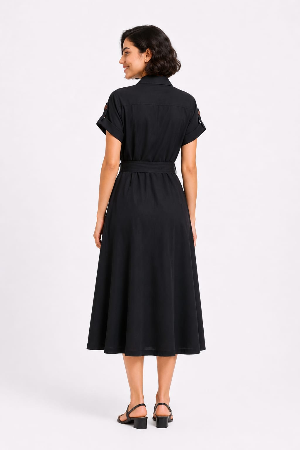 Trench-Style Dress