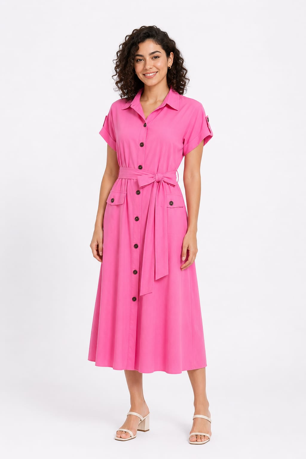 Trench-Style Dress