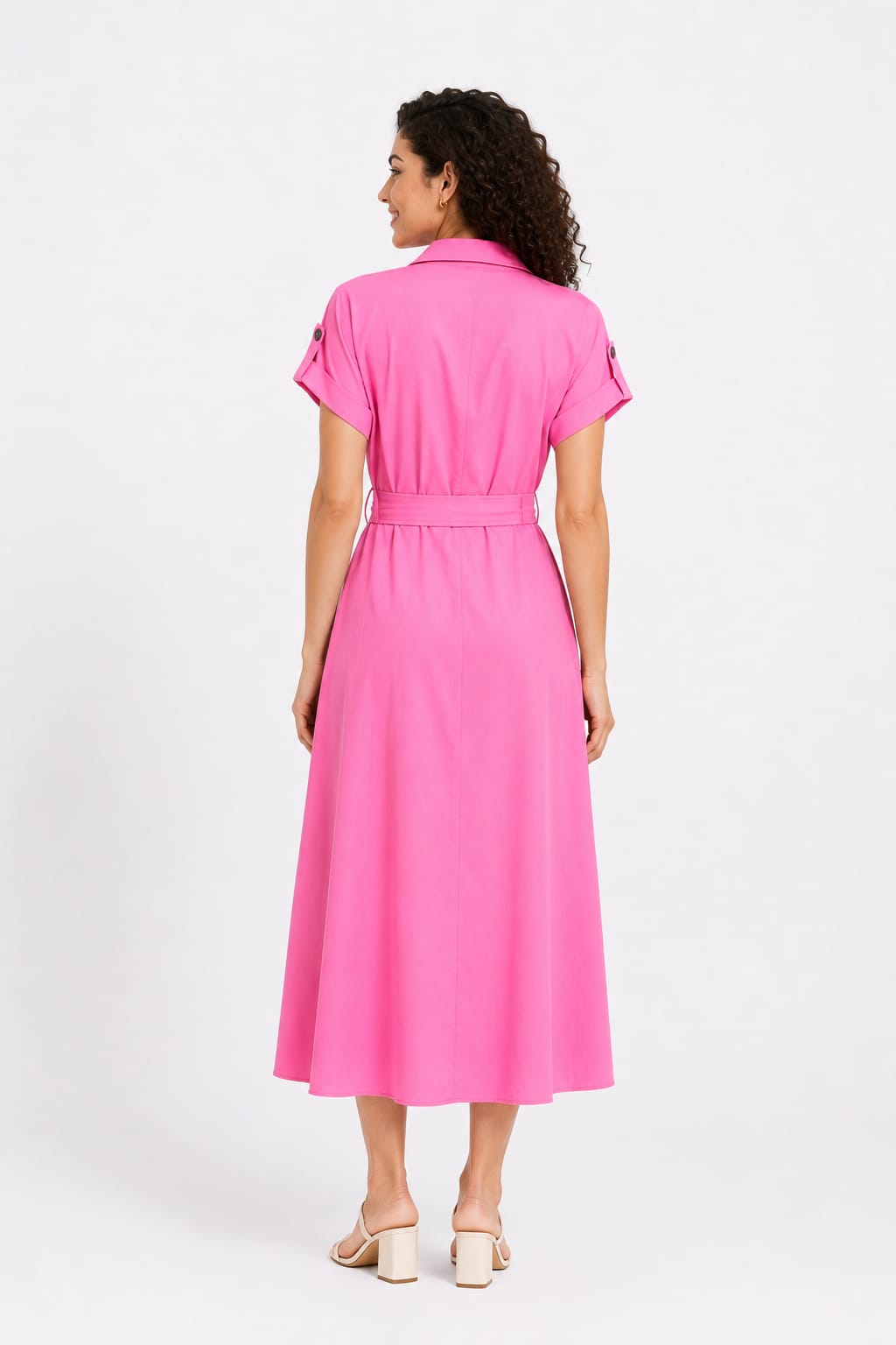 Trench-Style Dress