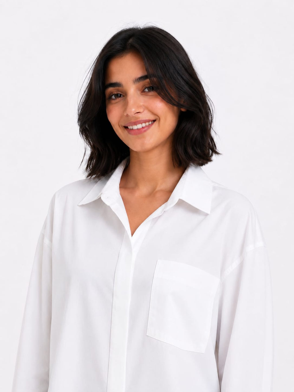 Long-Sleeve Button-Up Shirt