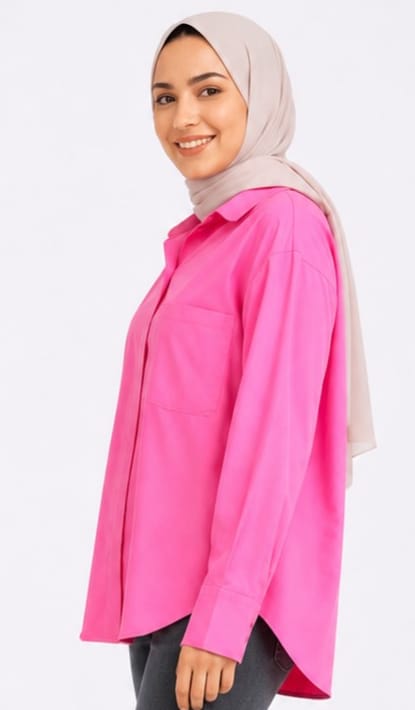 Long-Sleeve Button-Up Shirt