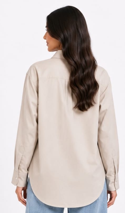 Long-Sleeve Button-Up Shirt
