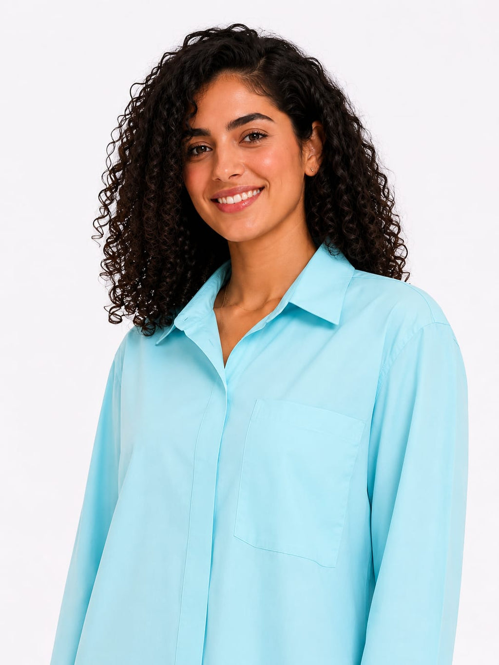 Long-Sleeve Button-Up Shirt