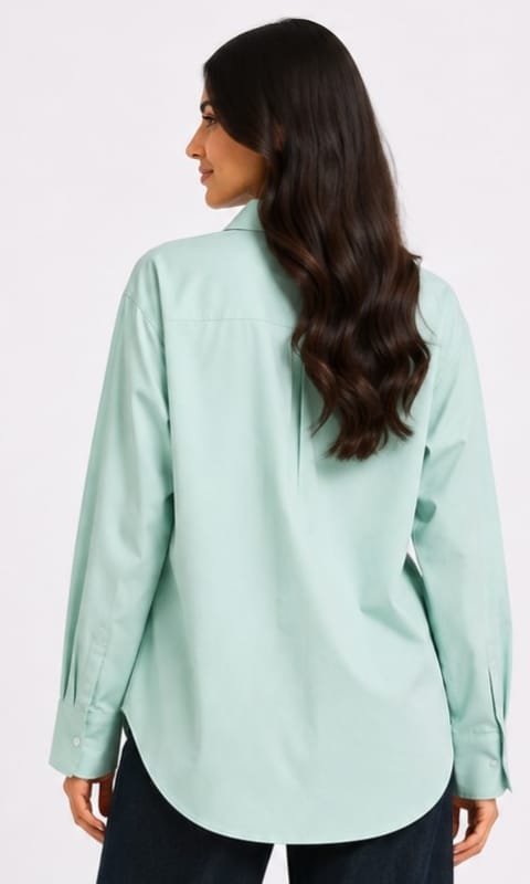 Long-Sleeve Button-Up Shirt