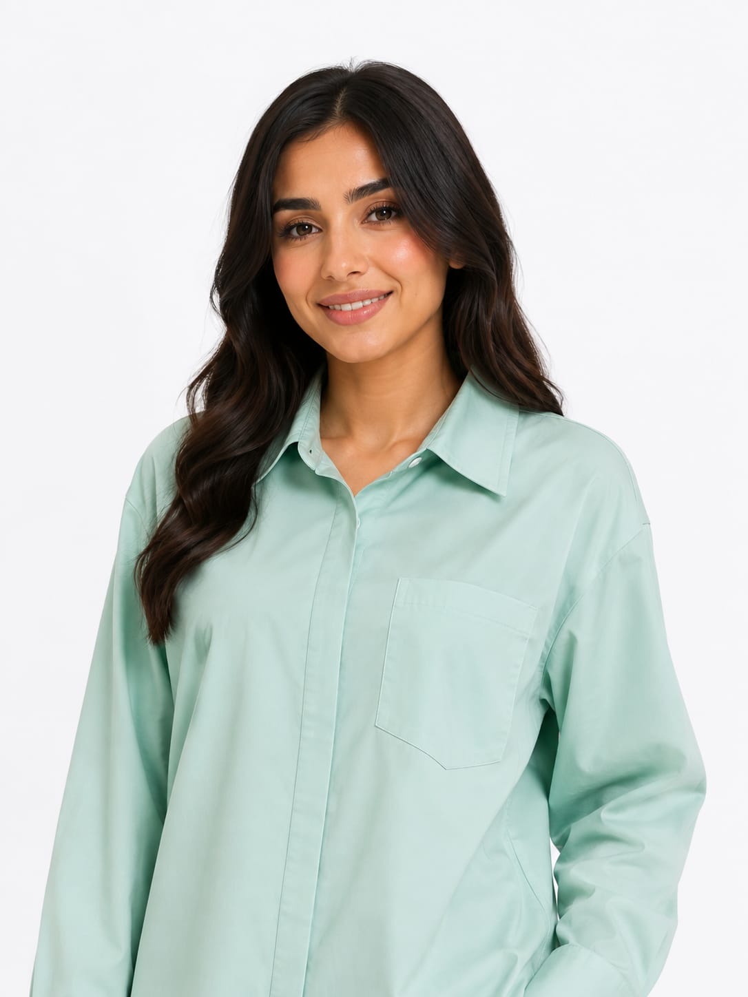 Long-Sleeve Button-Up Shirt