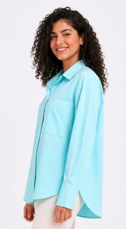 Long-Sleeve Button-Up Shirt