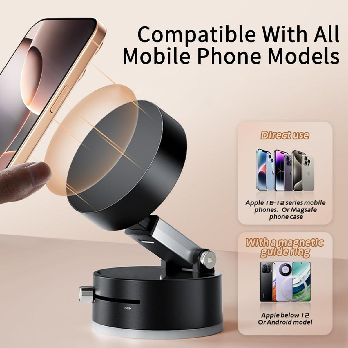 360° Magnetic Car Phone Holder