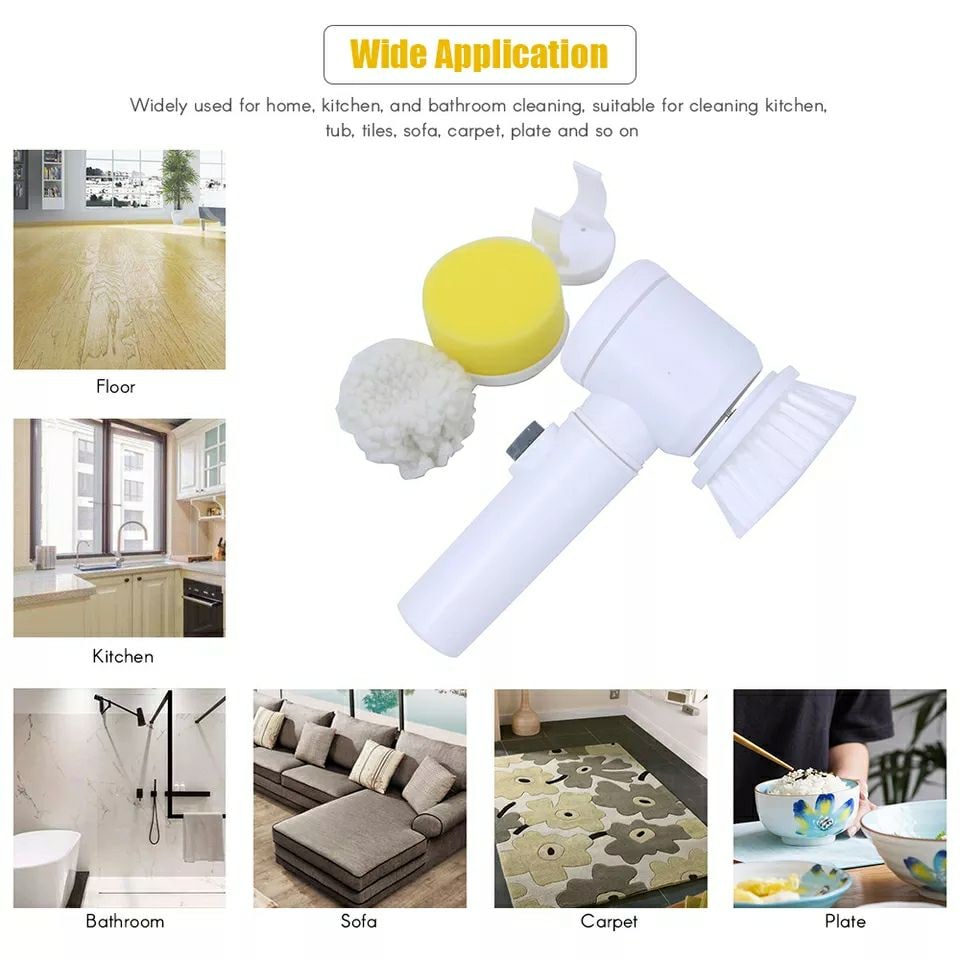 Magic 5-in-1 Cordless Cleaning Brush
