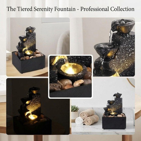 AURA FLOW Decorative Relaxation Water Fountain