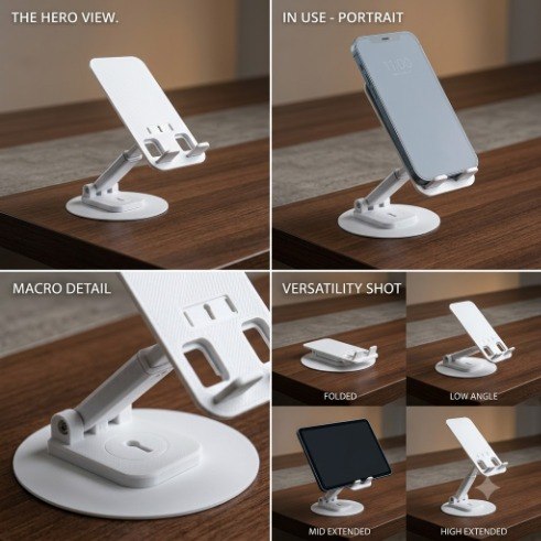ErgoFlex Pro Adjustable Phone & Tablet Stand