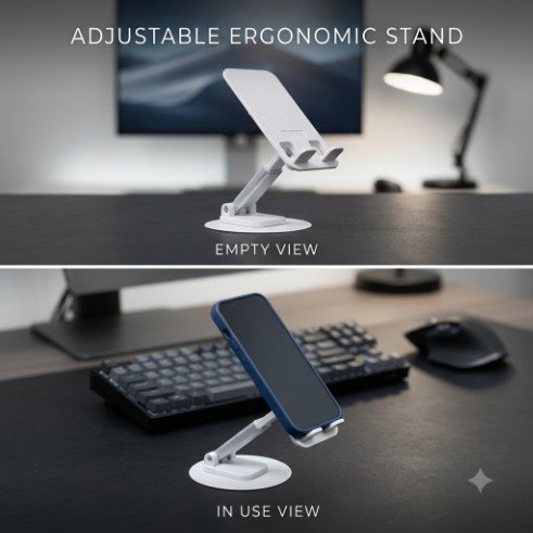 ErgoFlex Pro Adjustable Phone & Tablet Stand