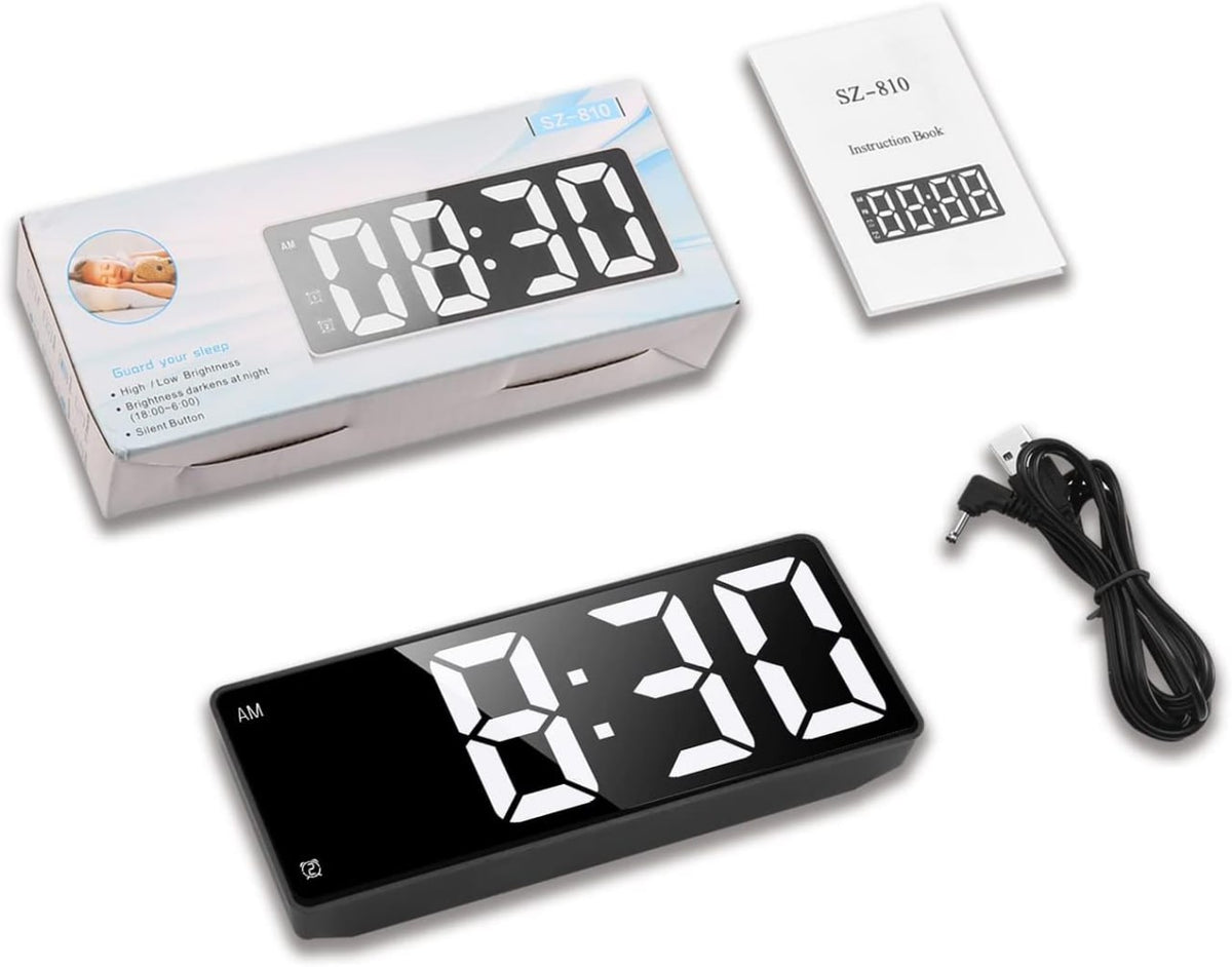 Smart Mirror LED Alarm Clock