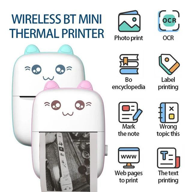 Smart Portable Wireless Mini Printer