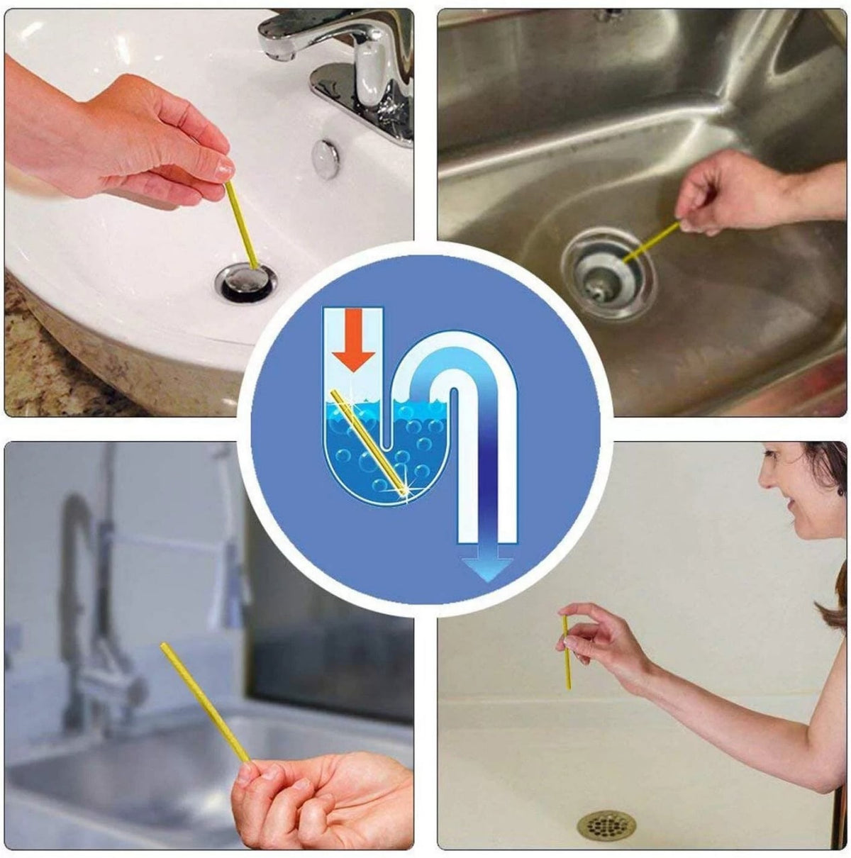 Sani Sticks Drain Cleaner Sticks – 12 Pack