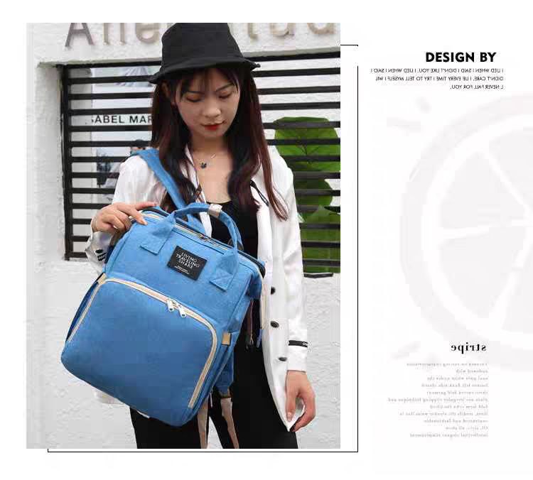 2-in-1 Baby Bed Diaper Bag