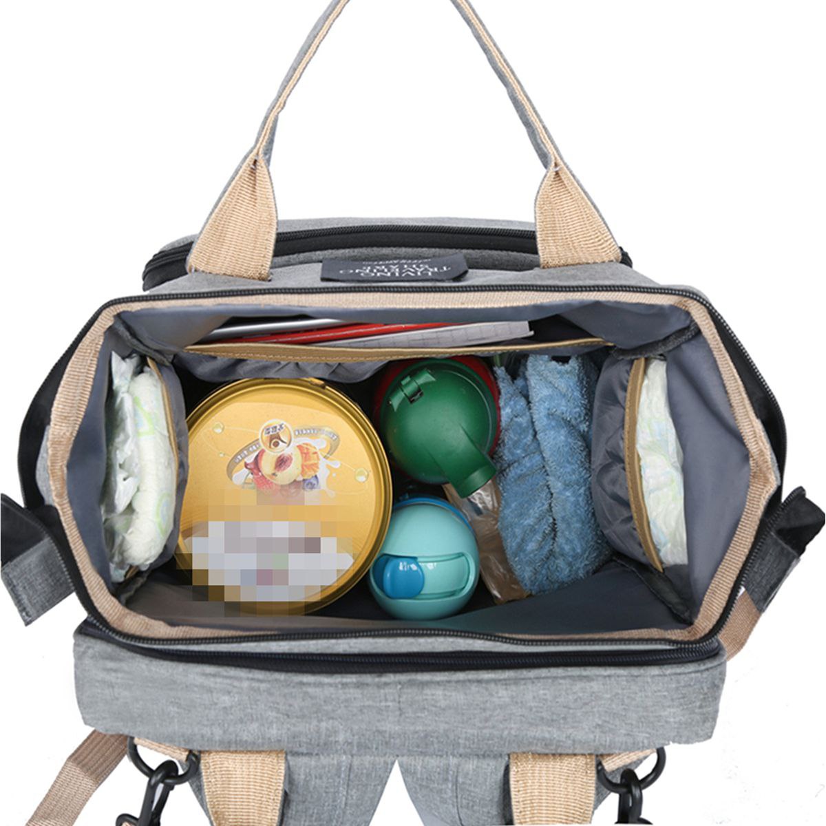 2-in-1 Baby Bed Diaper Bag
