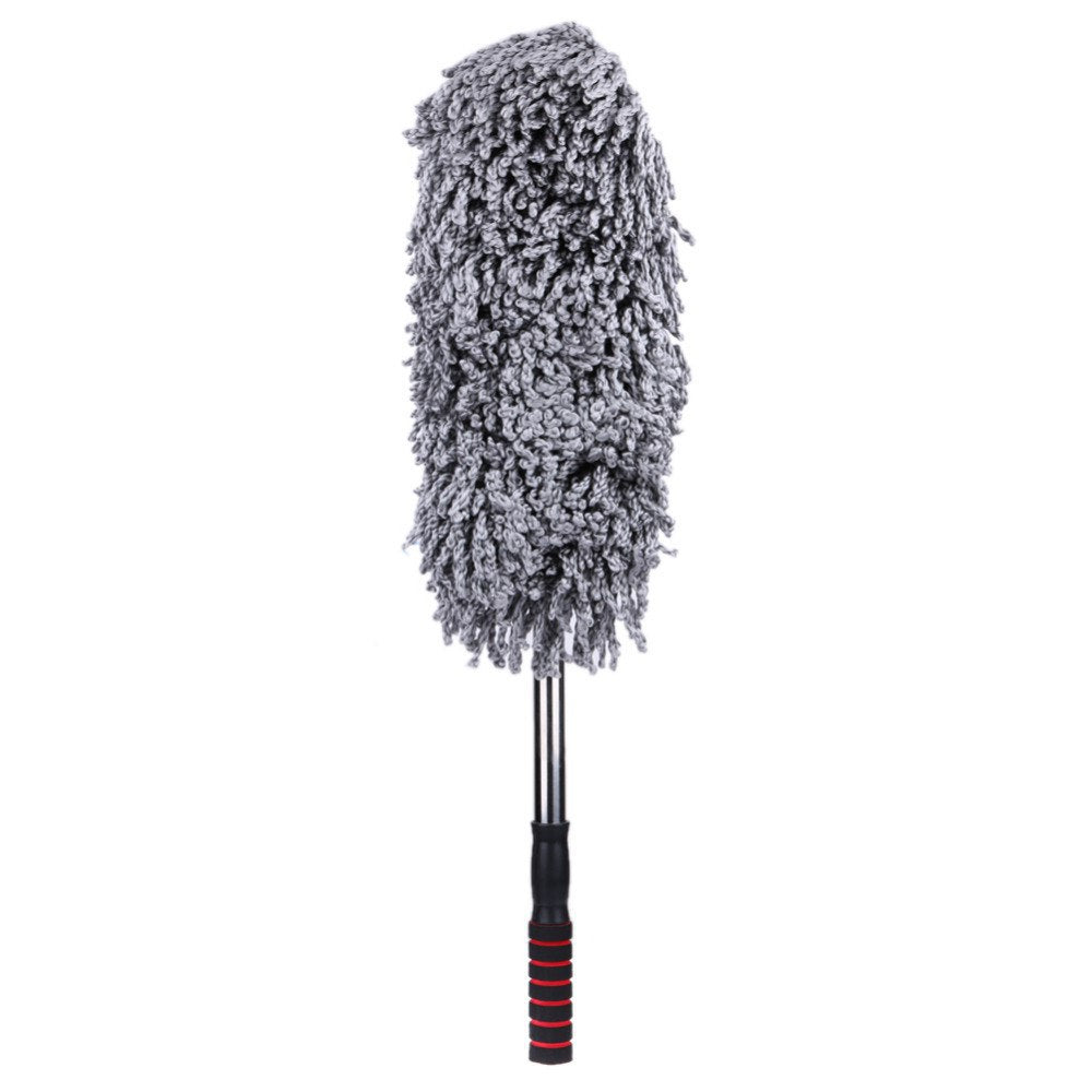 Extendable Stainless Steel Car Cleaning Duster with Cotton Mop Head