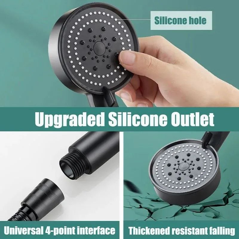 Hydro-Jet Turbo High-Pressure Shower Head