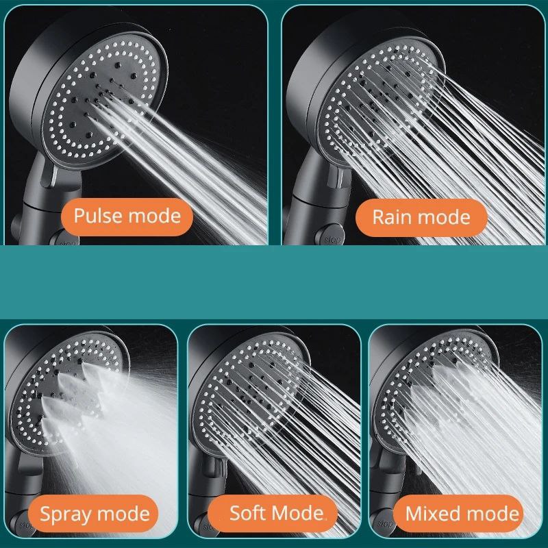 Hydro-Jet Turbo High-Pressure Shower Head