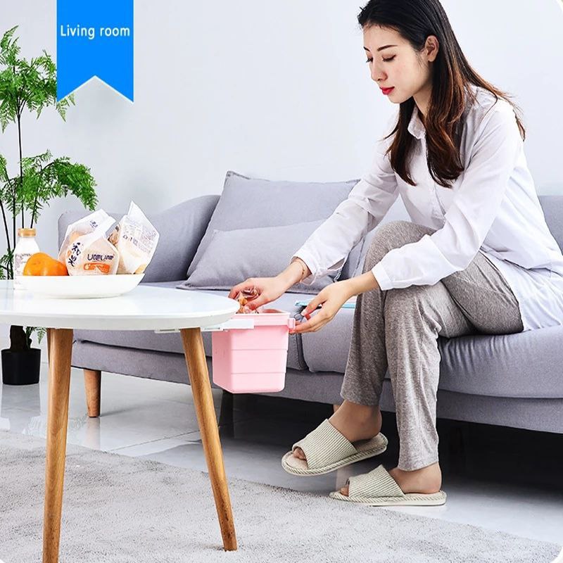 Magic Hanging Under-Desk Storage Basket