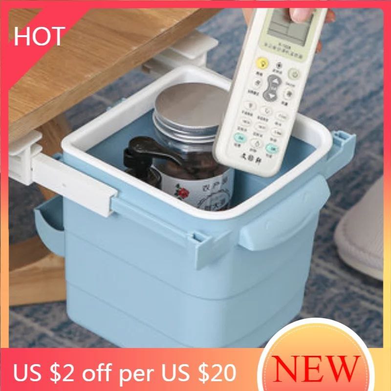 Magic Hanging Under-Desk Storage Basket