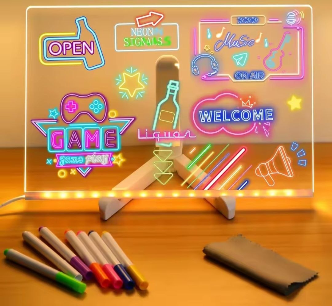 Magic Glow LED Drawing Board for Kids