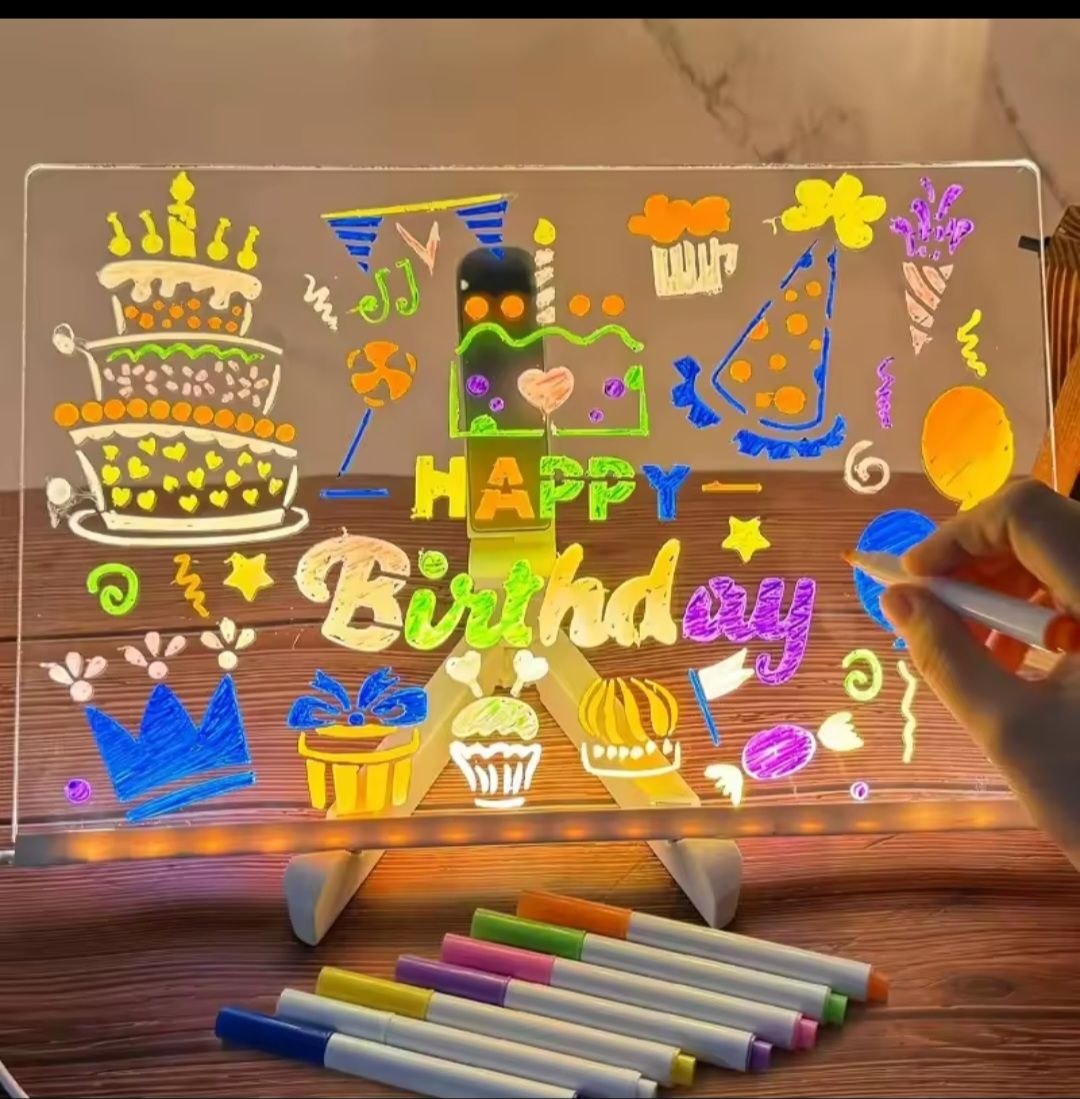 Magic Glow LED Drawing Board for Kids