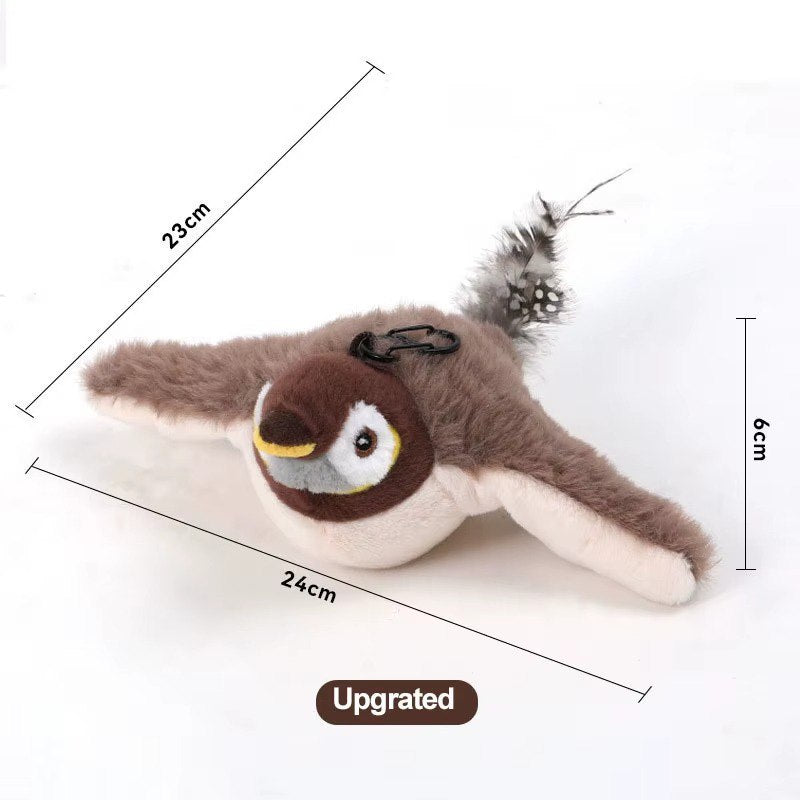 Interactive Flying Bird Toy for Cats and Children