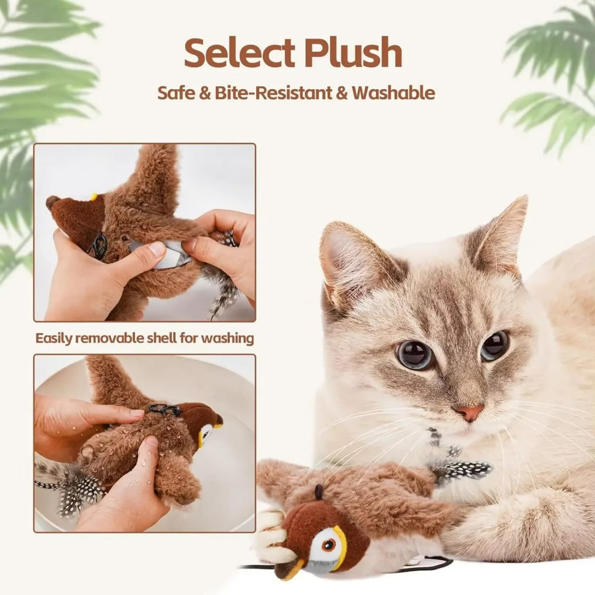 Interactive Flying Bird Toy for Cats and Children