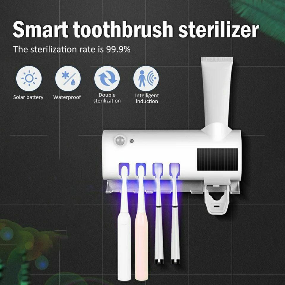 Automatic Toothbrush Holder with Sanitizing Device