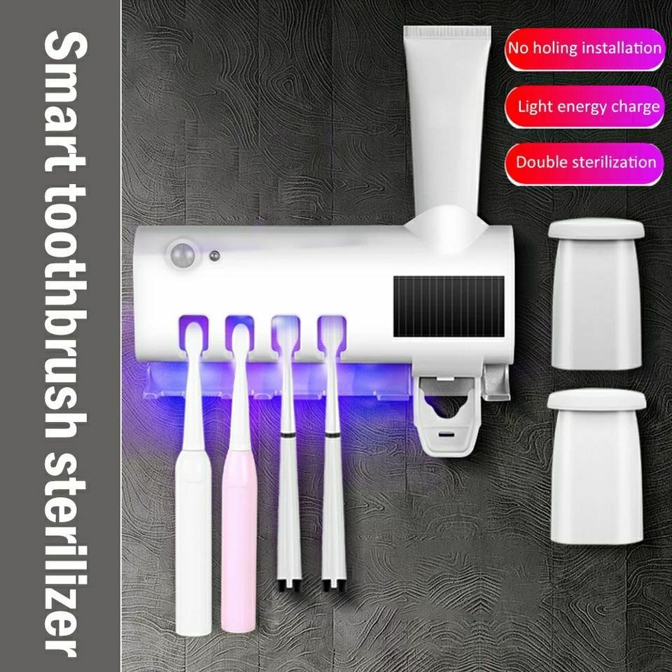 Automatic Toothbrush Holder with Sanitizing Device