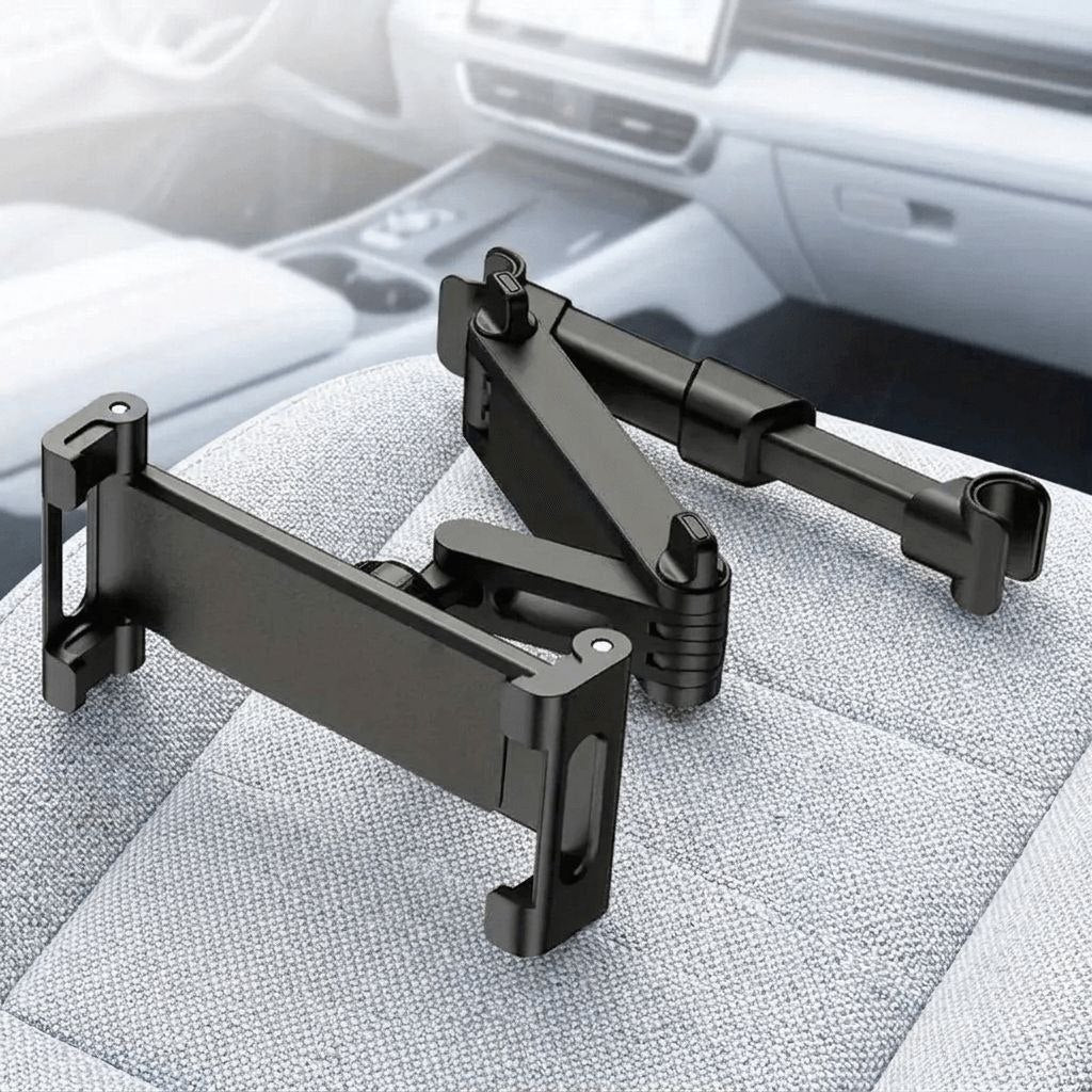 Adjustable Car Headrest Phone & Tablet Holder