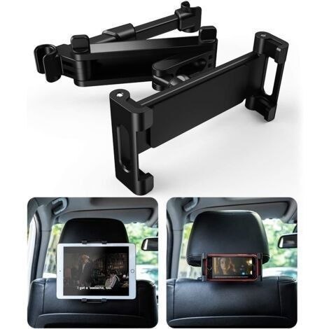 Adjustable Car Headrest Phone & Tablet Holder
