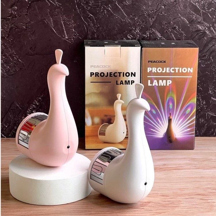 Peacock Projection Lamp with Remote Control