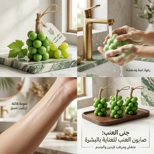 Grape Natural Soap for Face, Hands & Body  Product Details: