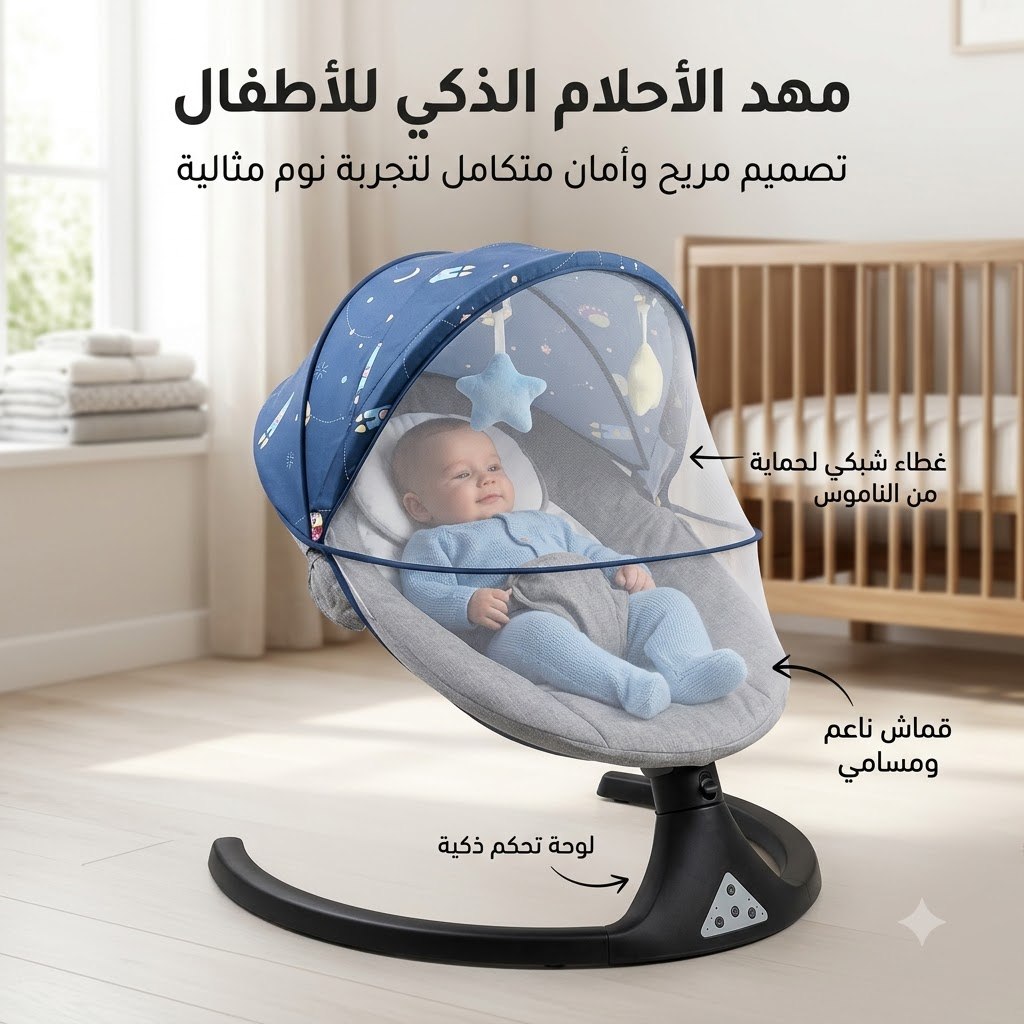 Smart Baby Swing Chair with Remote Control
