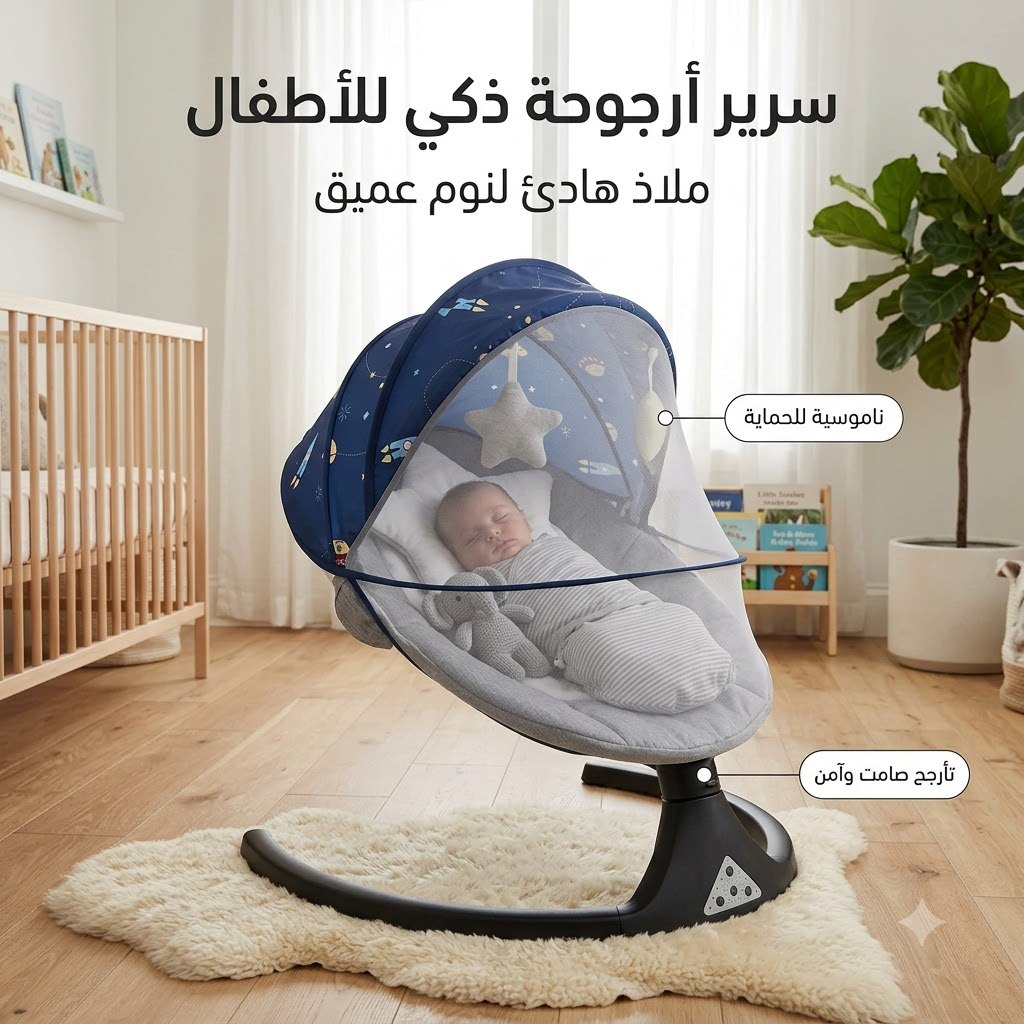 Smart Baby Swing Chair with Remote Control