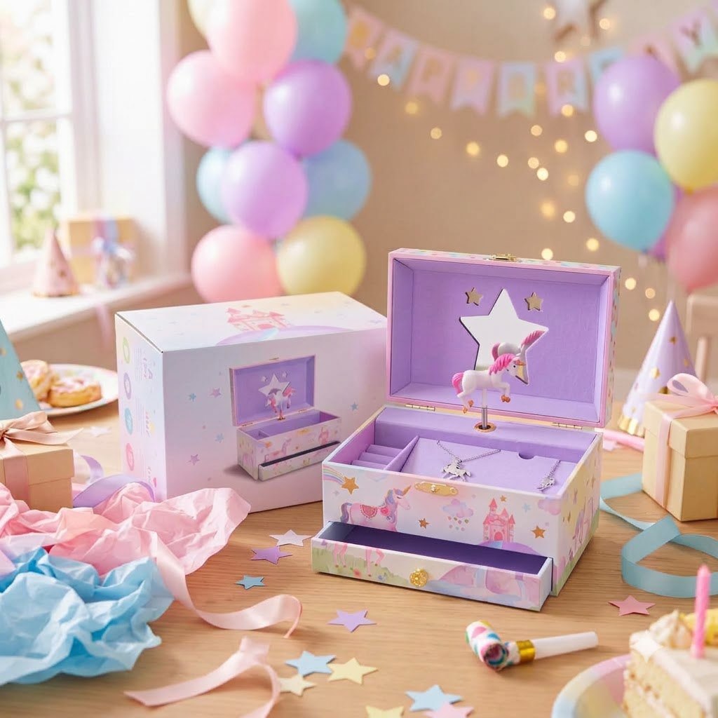 Unicorn Musical Jewelry Treasure Box