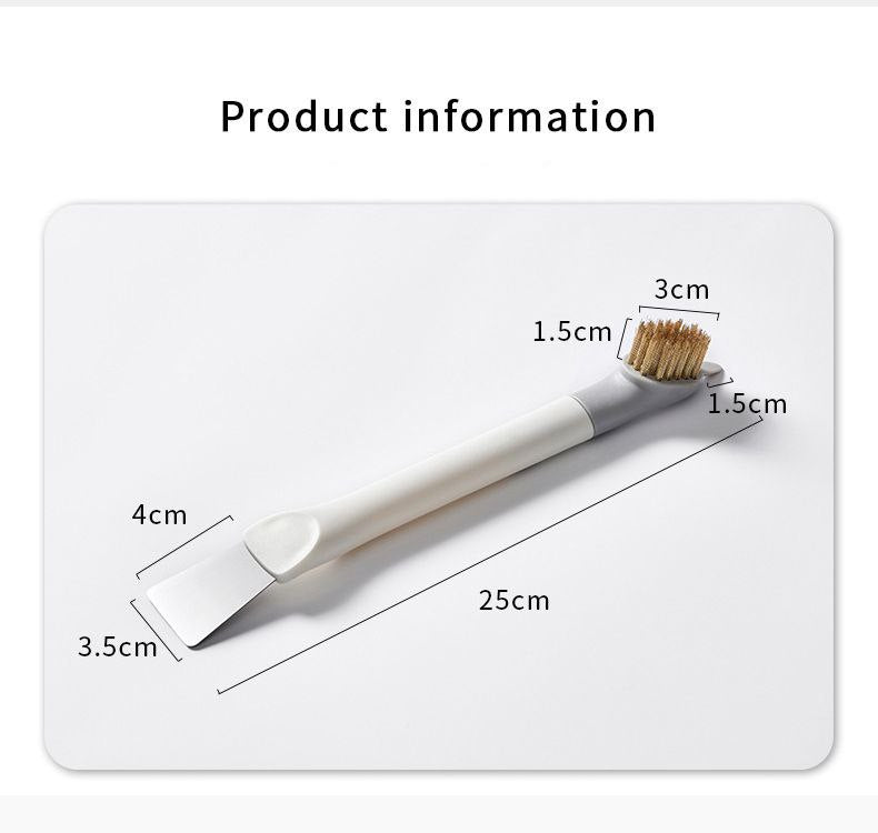 Brass Stove & Oven Cleaning Brush with Scraper